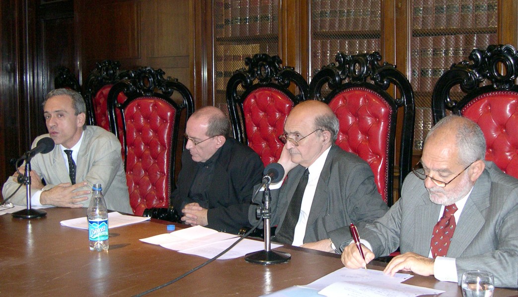 José Miguel Onaindia, Rubén Szumacher, Miguel Ángel Ciuro Caldani y Mario Ackerman