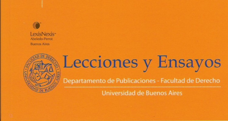 Aparicin de la Revista Lecciones y Ensayos N 81