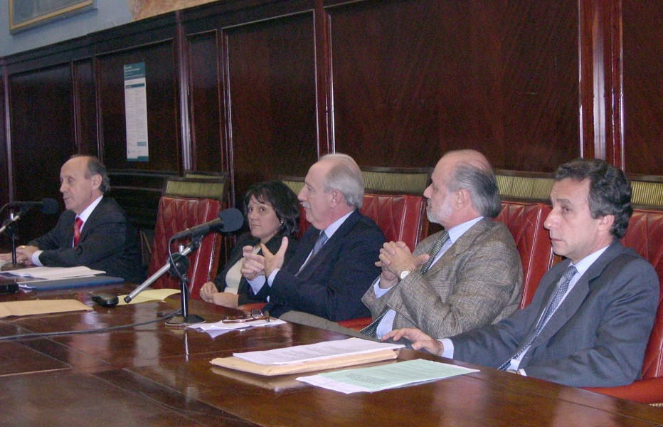 Horacio Vaccarelli, Liliana Abreut de Begher, Jorge Kielmanovich, Hctor Sirkin y Claudio Kipper