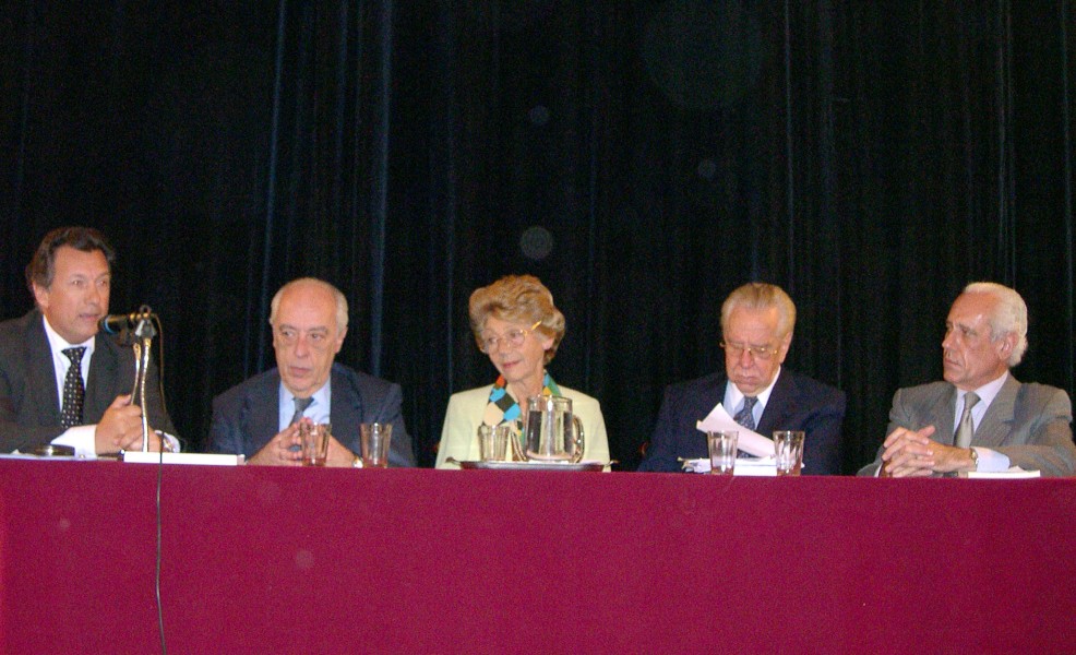 Alberto Dalla Vía, Atilio Alterini, Hortensia Gutierrez Posse, Héctor Alegria y Jorge Reinaldo Vanossi