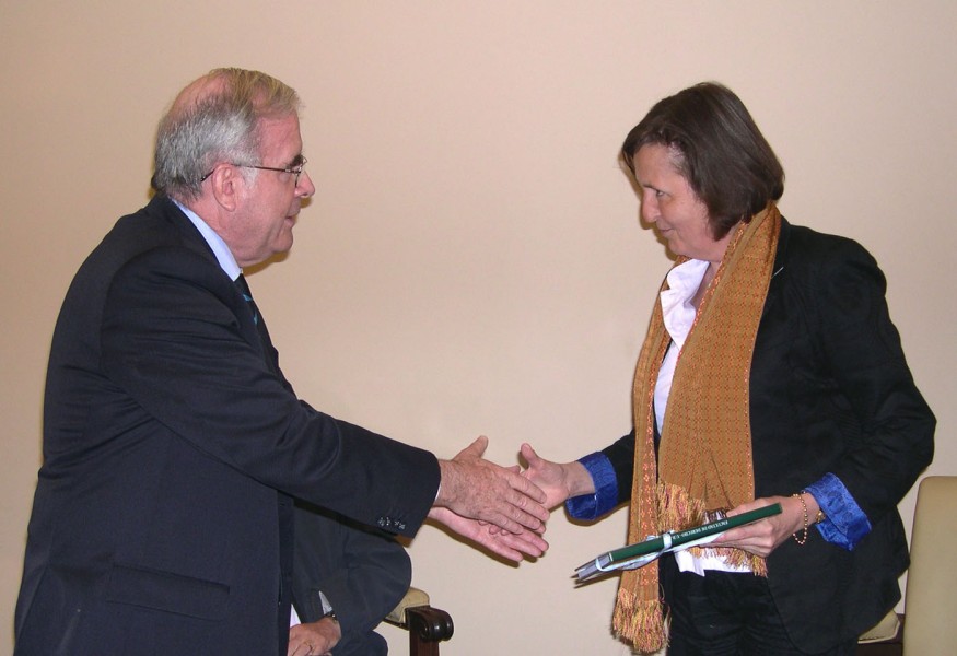 Tulio Ortiz y Alice Pezard