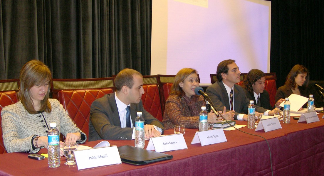Sofía Sagüés, Alberto Spota (h), Adelina Loiano, Efraín Quevedo Mendoza (h), Víctor Enrique Ibáñez Rosaz y Jimena Jatip