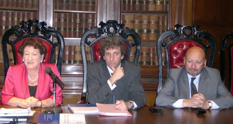 Vivien Stern, Marcos Salt y Francisco Mugnolo