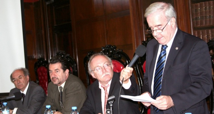Bernard Grau, Fortunato Mallimaci, Patrice Vermeren y Tulio Ortiz