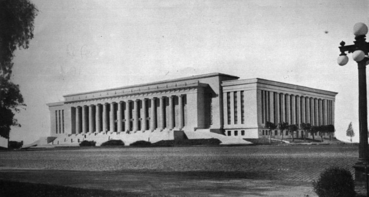 Nueva sede de la Facultad de Derecho, inaugurada en 1949.