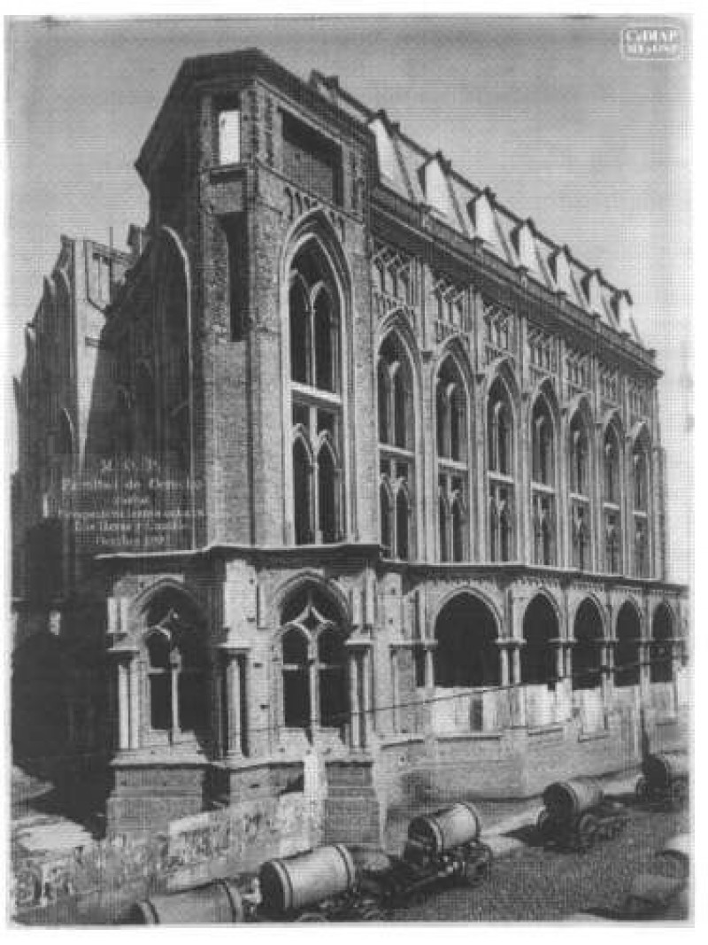 La construcción a la que se trasladó la Facultad de Derecho y Ciencias Sociales en 1925 y que nunca fue concluida.