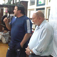 Exhibición de boxeo
