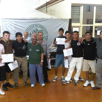 Exhibición de boxeo