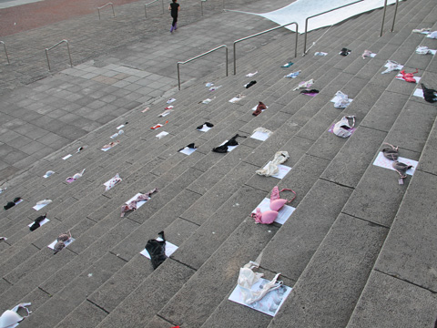 Intervencin urbana en las Escalinatas de la Facultad
