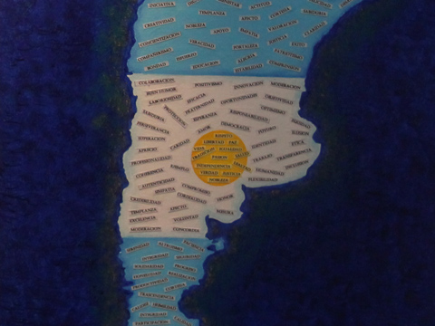 Argentina intervenida por Artistas Plsticos