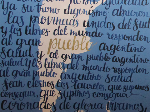 Argentina intervenida por Artistas Plsticos