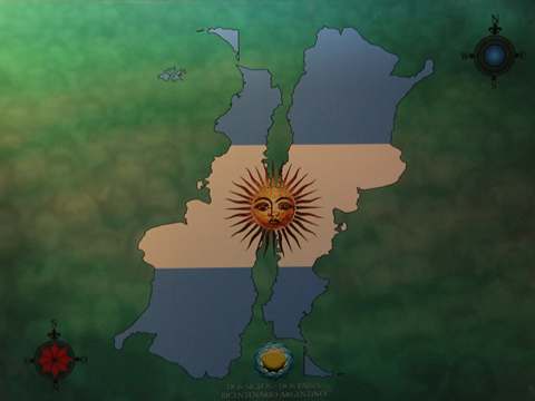 Argentina intervenida por Artistas Plsticos