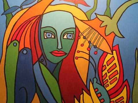 Muestra del Taller de Mural del Instituto Superior de Artes Plsticas de Avellaneda