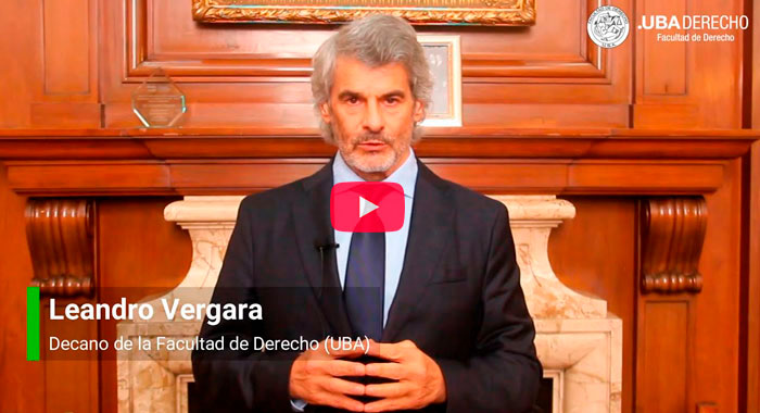 Mensaje del decano Leandro Vergara por el Día de Docente Universitario