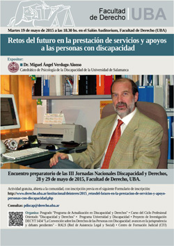 Retos del futuro en la prestación de servicios y apoyos a las personas con discapacidad