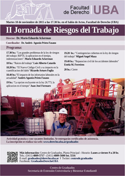 II Jornada de Riesgos del Trabajo