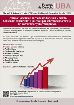 Reforma Concursal: Jornada de discusión y debate