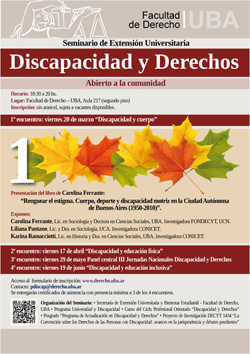 Seminario "Discapacidad y Derechos"