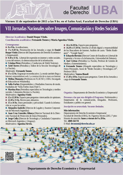 VII Jornadas Nacionales sobre Imagen, Comunicación y Redes Sociales