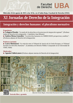 XI Jornadas de Derecho de la Integración