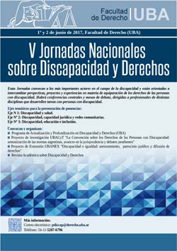 V Jornadas Nacionales Discapacidad y Derechos