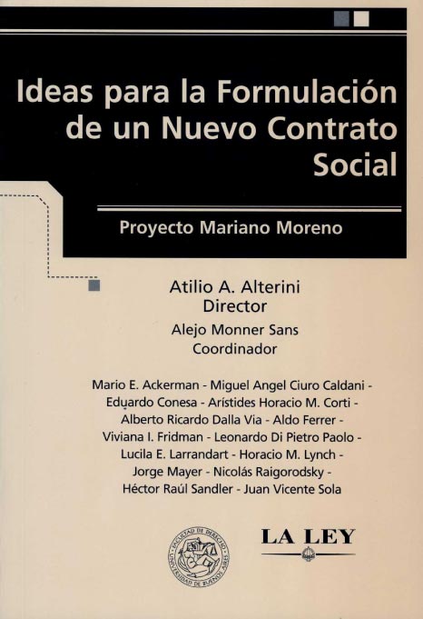 Ideas para la formulación de un Nuevo Contrato Social