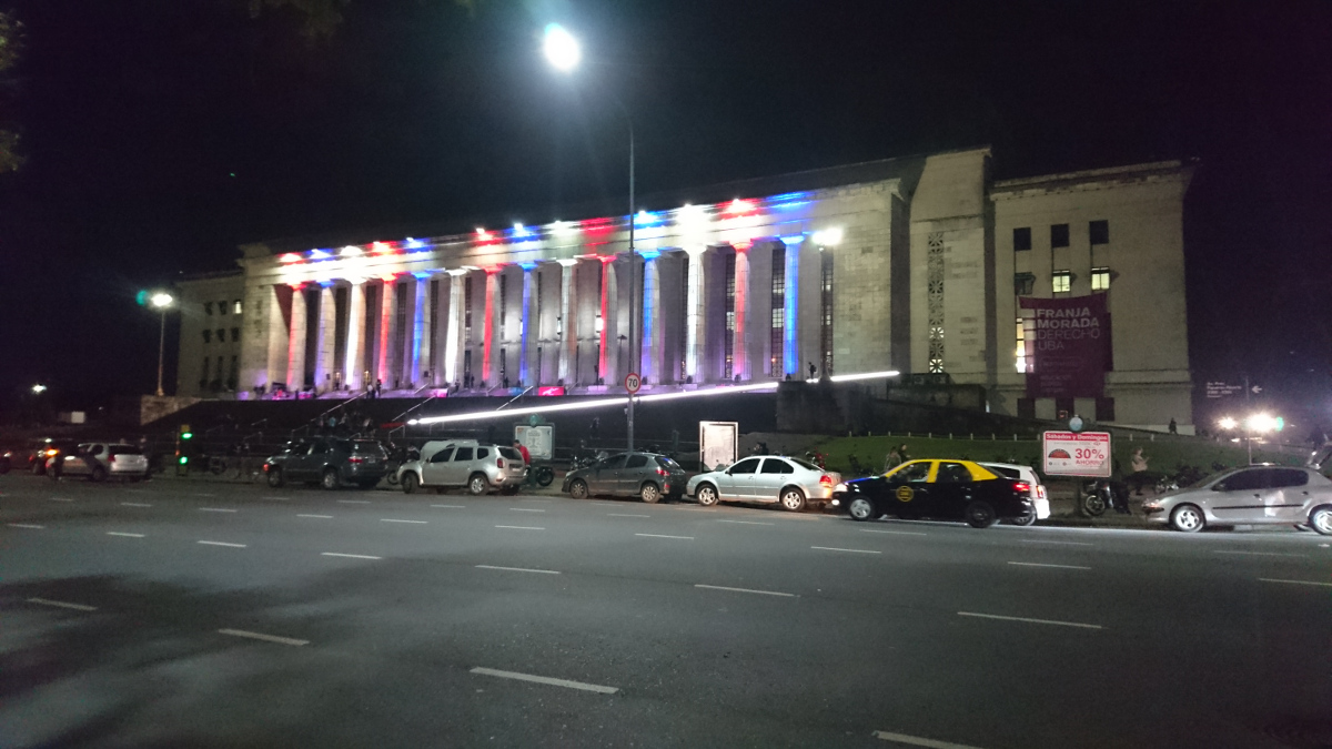 Escalinatas de la Facultad de Derecho