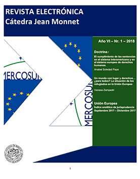 Revista Digital de la Cátedra Jean Monnet - Año V – N° 1 – 2017