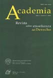 Academia. Revista sobre enseñanza del derecho de Buenos Aires