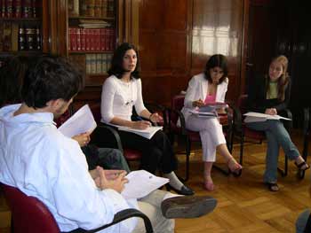 Debate en la comisión de Derecho Internacional Público. 