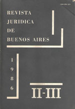 Revista Jurídica de Buenos Aires - 1986 - II-III