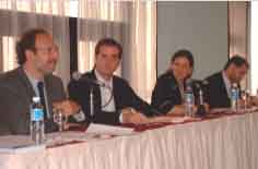 Panel integrado por Julio Bárbaro, Agustín Colombo Sierra, Mariano De Vedia y Gustavo Varela