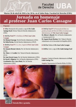 Jornada en homenaje al profesor Juan Carlos Cassagne