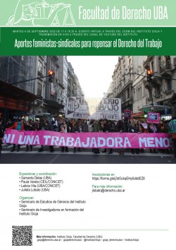 Aportes feministas-sindicales para repensar el Derecho del Trabajo