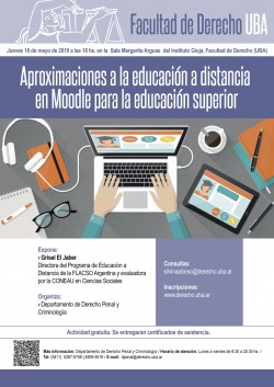 Aproximaciones a la educación a distancia en Moodle para la educación superior