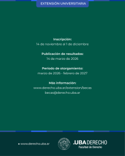 Becas de ayuda económica: Becas alumnos/as destacados/as y Becas por la Igualdad