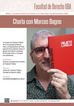 Charla con Marcos Bagno