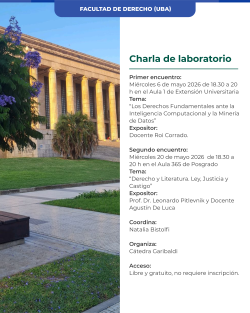 Charla de laboratorio