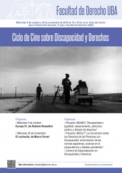 Ciclo de Cine sobre Discapacidad y Derechos