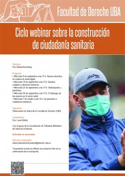 Ciclo webinar sobre la construcción de ciudadanía sanitaria