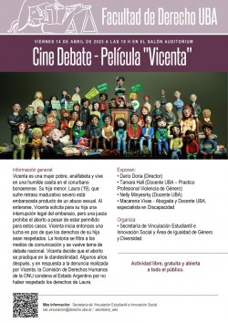 Cine Debate - Película "Vicenta"