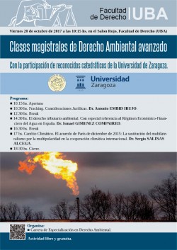 Clases magistrales de Derecho Ambiental avanzado 