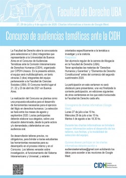 Concurso de audiencias temáticas ante la CIDH