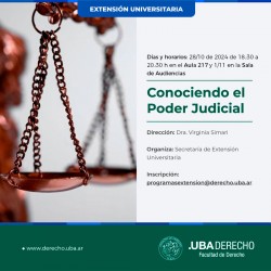 Conociendo el Poder Judicial