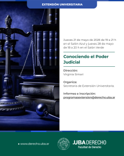 Conociendo el Poder Judicial