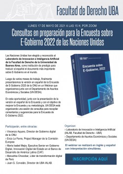 Consultas en preparación para la Encuesta sobre E-Gobierno 2022 de las Naciones Unidas