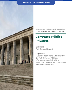 Contratos Público - Privados