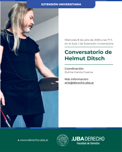 Conversatorio de Helmut Ditsch
