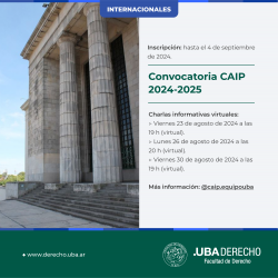 Convocatoria CAIP 2024-2025