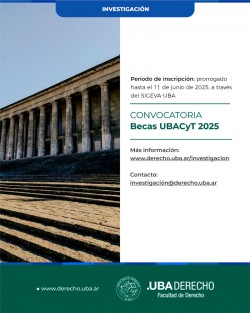 Convocatoria para Becas UBACyT 2025